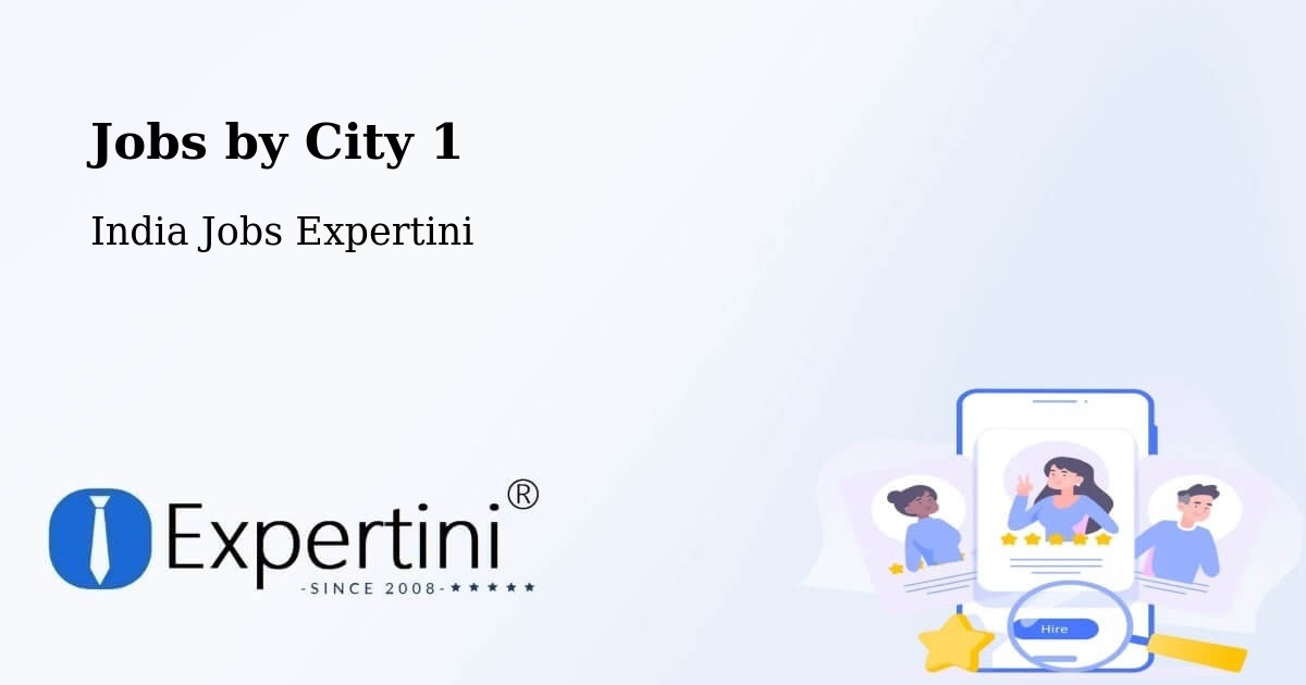 City Jobs in India - Expertini